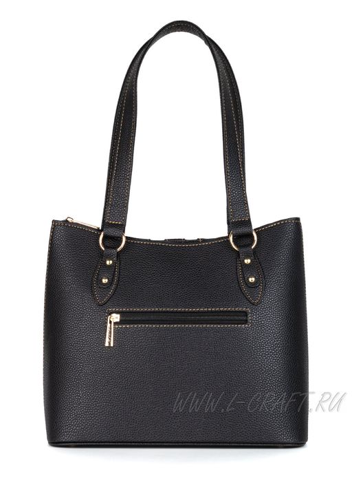 Сумка Модель №1447 | кожзам | гладкий | черный | Р908-1 | 29887 - L-craft фото 3