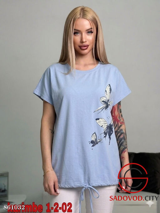 Футболка женская из хлопка - Fiona фото 3