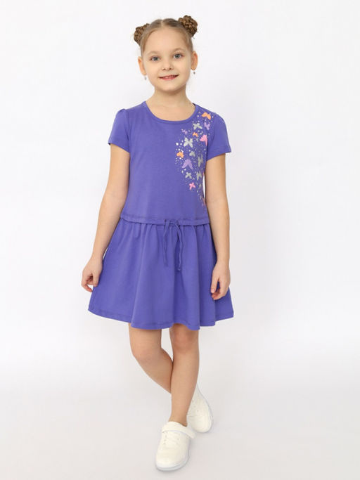 CRB wear/CSKG 63765-44-395 Платье для девочки,фиолетовый/Ex.Cherubino  фото 2