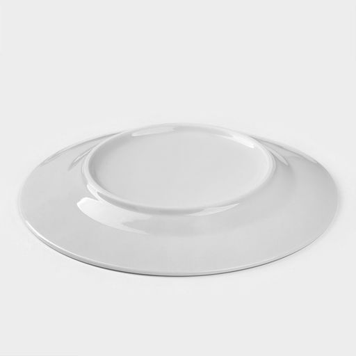 Маслёнка Добрушский завод «Бельё», 500 мл, фарфор, белая