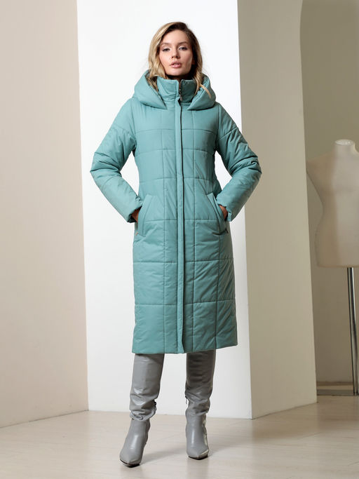 25417 Пальто св.зеленый - Dizzyway фото 3