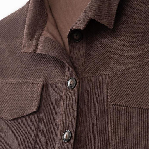 Рубашка женская MINAKU: Casual Collection, размер 50, шоколадный