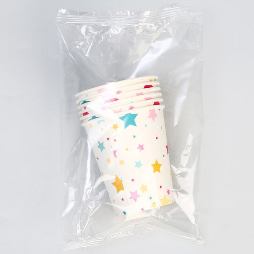 Стакан бумажный Звёзды, 250 мл, в наборе 6 шт. - Страна карнавалия фото 2