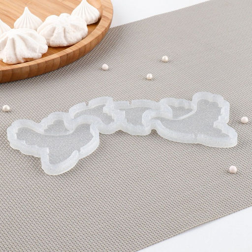 Силиконовый молд для леденцов и шоколада Голуби, 7?6, 4?4 см, прозрачный - Simaland фото 3