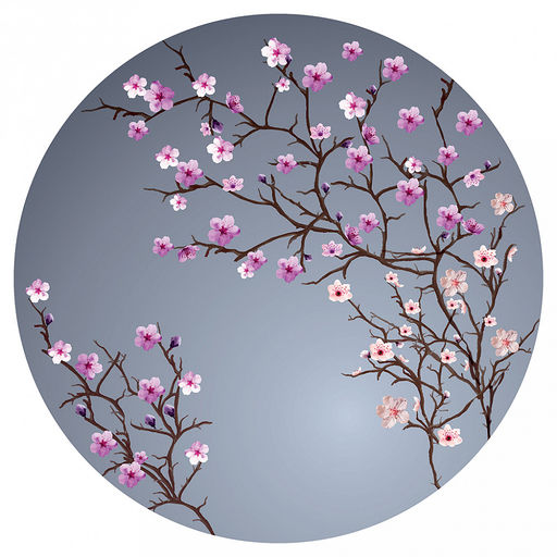 Термосалфетка ПВХ д36см Сакура (Россия)