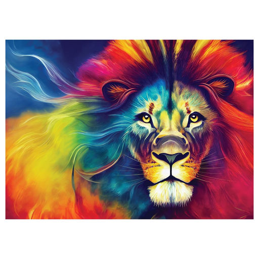 Puzzle ТРИ СОВЫ 120 элементов "Лев в графике" (ПК120_54581)