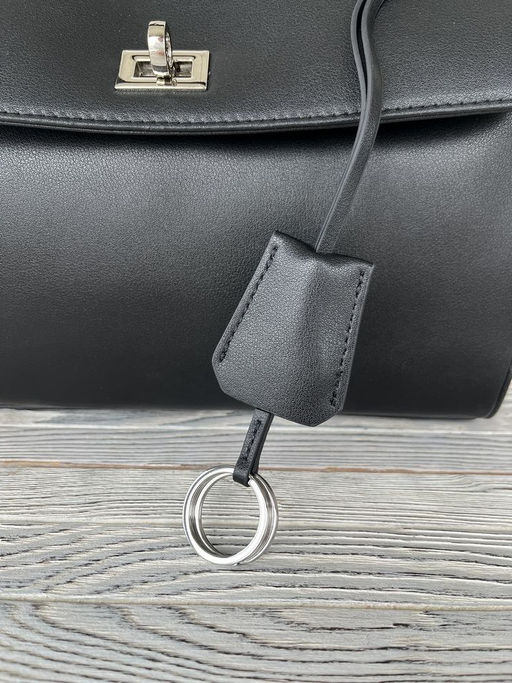 Женская кожаная сумка-портфель 8399-2 Черный - Sergio valentini фото 7