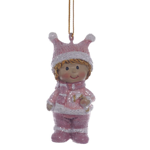 Фигурка декоративная подвесная "Дети", L3 W2,5 H6,5 см, 2в.