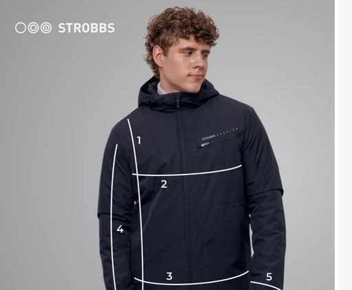 E2418-2 Куртка демисезонная с капюшоном - Strobbs фото 9