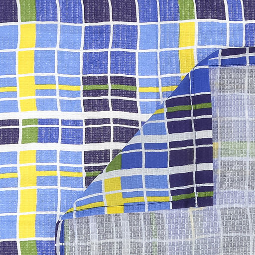 Салфетка хозяйственная 50х60см "Осетинская клетка", вафельное полотно, хлопок 100%, плотность 245г/м2, без упаковки, "Домашняя мода" (Россия)