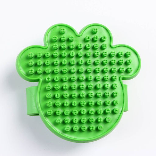 Щётка-наладонник Лапа, 10,5 см, зелёная - Пижон фото 3