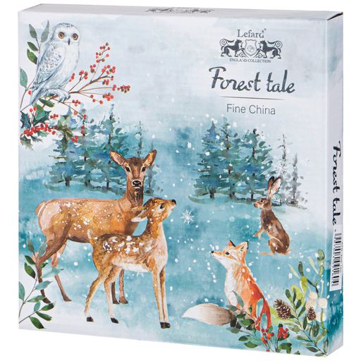 ТАРЕЛКА ЗАКУСОЧНАЯ LEFARD ЛЕСНАЯ СКАЗКА ЗАЯЦ 20,5 СМ  фото 2