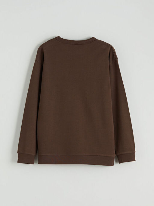 Bisiklet Yaka Bask?l? Erkek ?ocuk Ti??rt