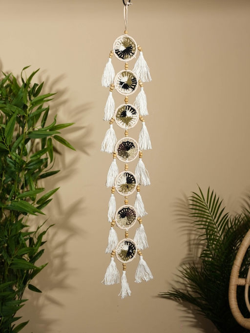 Ловец снов, 6×70 см, белый с чёрным