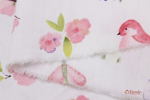 Сатин Волшебный рассвет, ш.1.61м, хлопок-100%, 120гр/м.кв - Купава фото 2