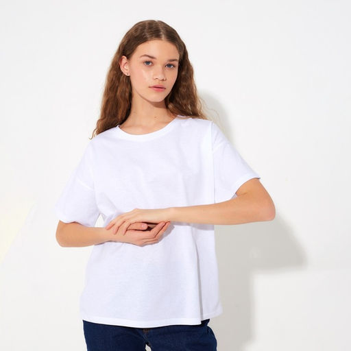 Футболка женская MINAKU Future, цвет белый, размер 52