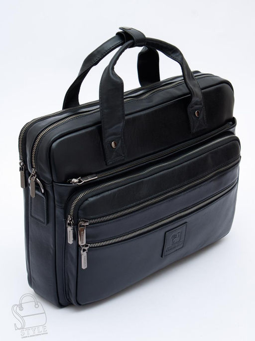 Портфель мужской кожаный 711XL black Fuzhiniao