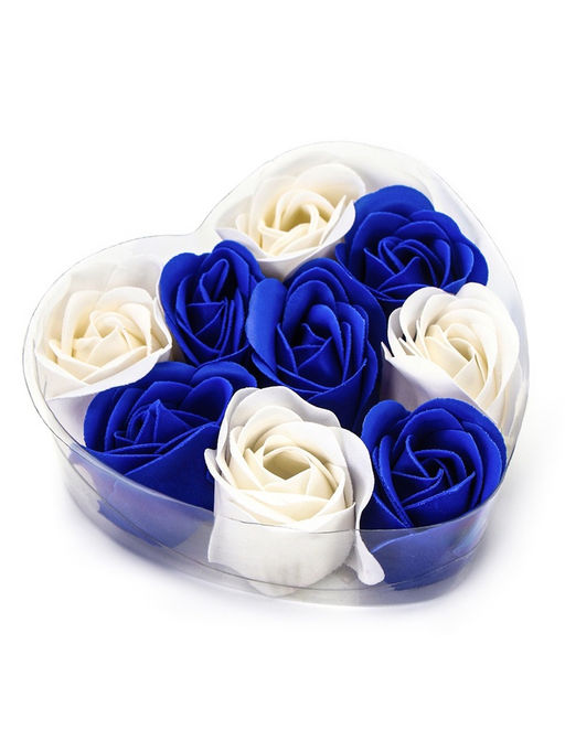 Мыльные розочки, синие и белые, набор 9 шт. - Simaland фото 11