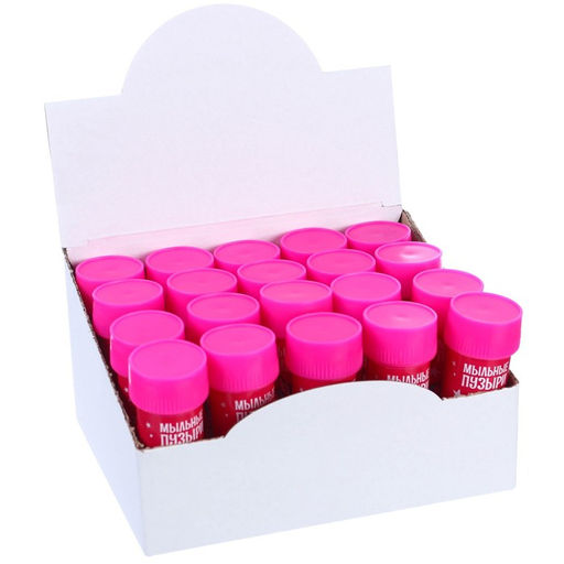 Цена за 20 шт. Мыльные пузыри, Единорог, Минни Маус, 35 мл