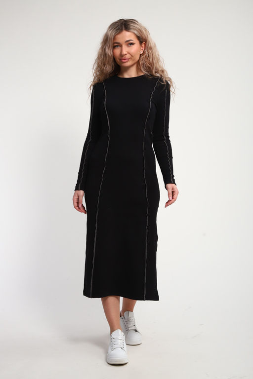 Платье женское кашкорсе со швом ПлЖ-01