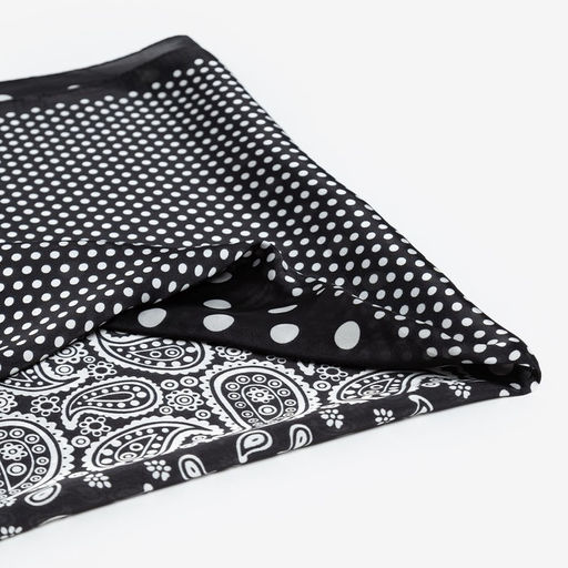 Платок женский MINAKU, размер 70×70 см, чёрный