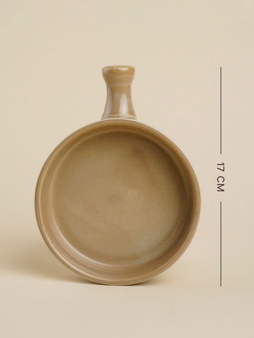 Кокотница SL Home «Песчаный бриз», 17×13.3 см, фарфор, бежевая