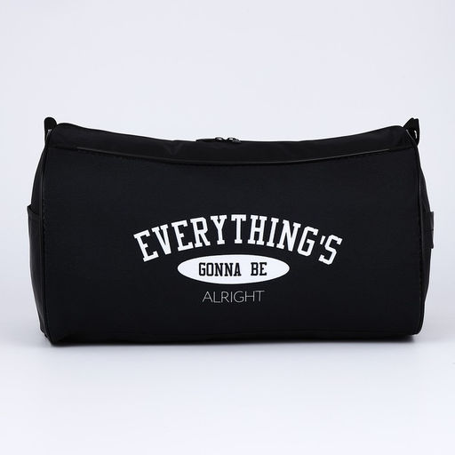 Сумка спортивная, 40 см х 24 см х 21 см, цвет чёрный - Nazamok фото 4