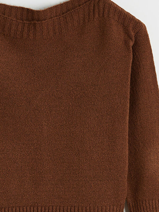 Kay?k Yaka Kad?n Triko Kazak