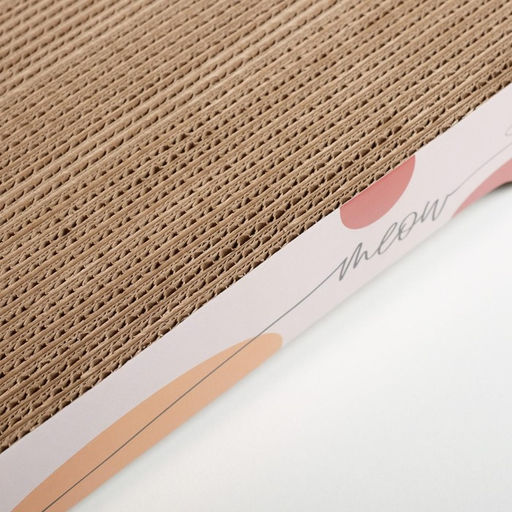 Когтеточка из картона с кошачьей мятой Meow, 45 18 см - Пушистое счастье фото 5