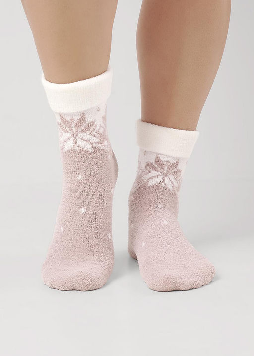 (CLE) Д970Т носки жен. НГ травка (ЧЗ)