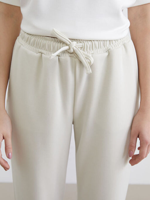 Beli Lastikli Kad?n Jogger Pijama Alt?