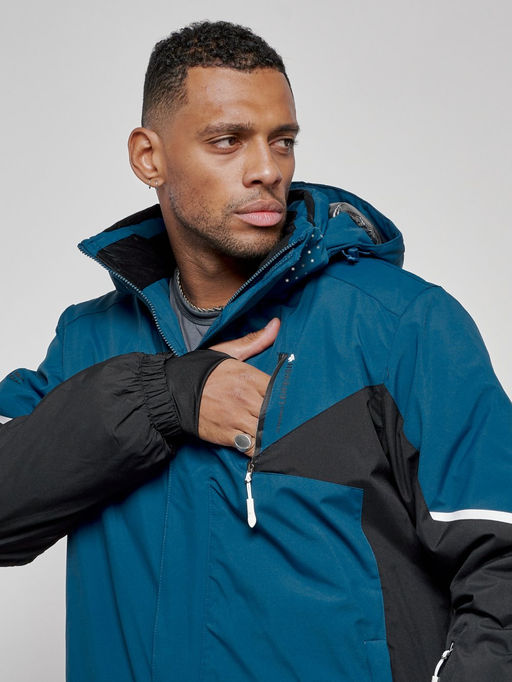 Горнолыжный костюм мужской зимний синего цвета 6319S - Leifensh фото 13