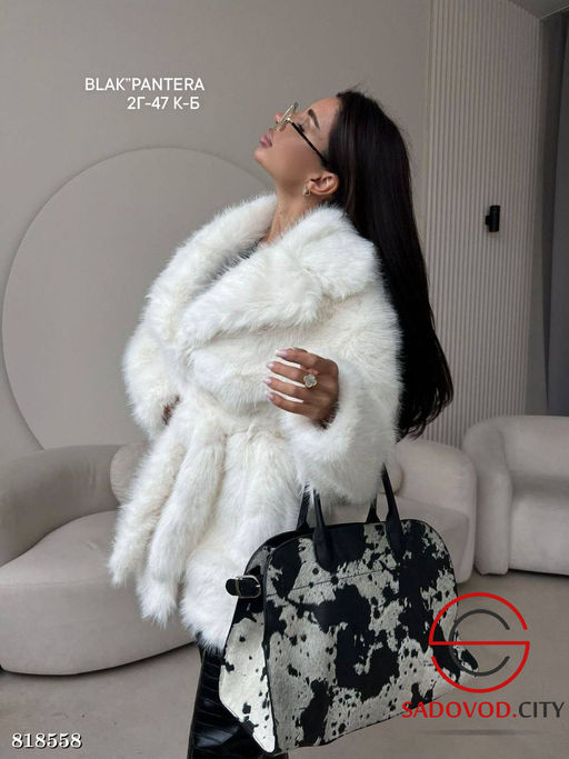 Шуба женская из искусственного меха