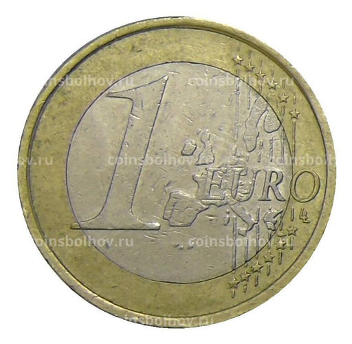 Монета 1 евро 2002 года D Германия