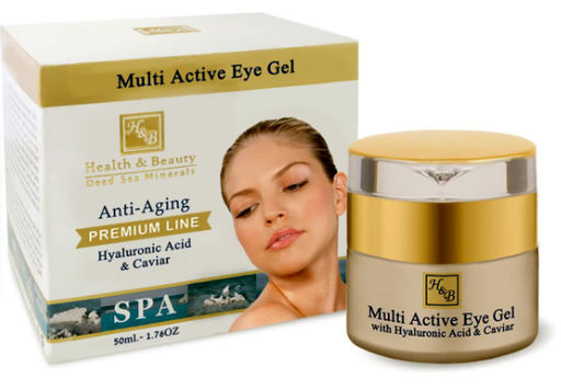 Health&Beauty 173 PREMIUM LINE Гель д/ГЛАЗ мультиактив.с Гиалуроновой кислотой, экстр.Икры 50мл /6/