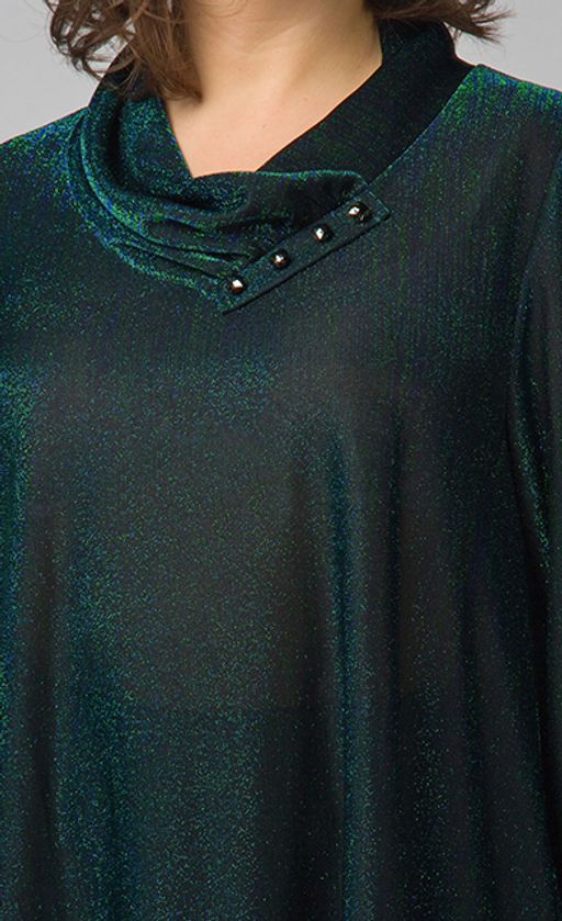 Туника из струящегося шелковистого трикотажа. - Ckc collections фото 3