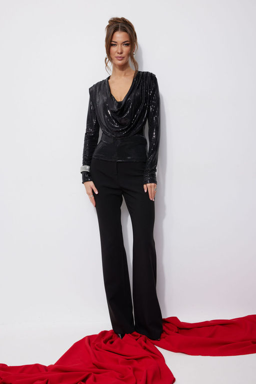 Блуза LYUSHe 4251 черный  фото 6