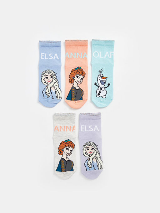 Elsa Desenli K?z ?ocuk Soket ?orap 5li