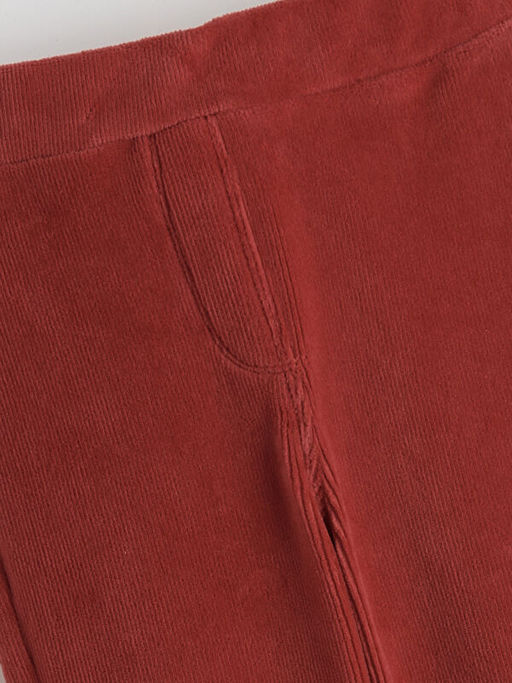 Beli Lastikli Basic K?z ?ocuk Kadife Tayt