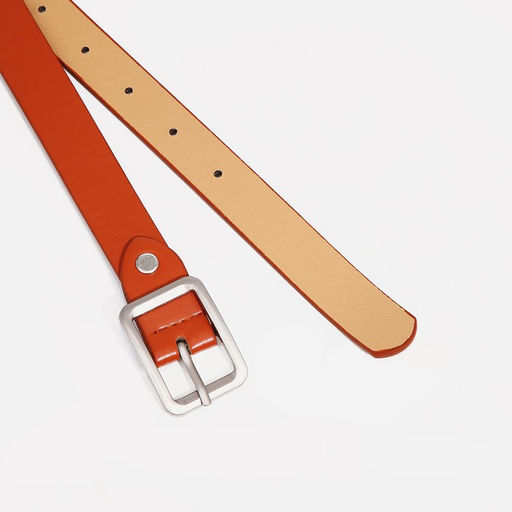 Ремень женский, ширина 2,4 см, винт, пряжка металл, цвет рыжий - Simaland фото 2