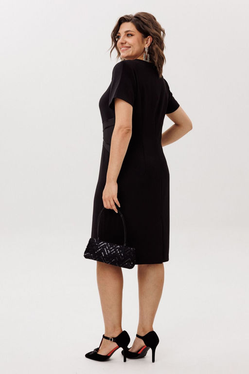 Платье ANELLI 1761 черный лебедь  фото 8