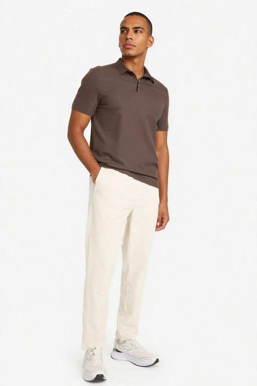 Standart Fit Polo Yaka Sporcu K_sa Kollu Ti__rt - Defacto фото 6