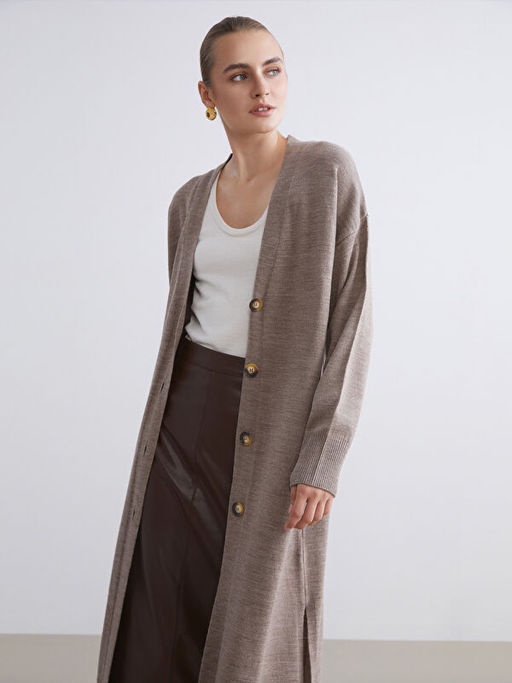 V Yaka Kad?n Triko H?rka