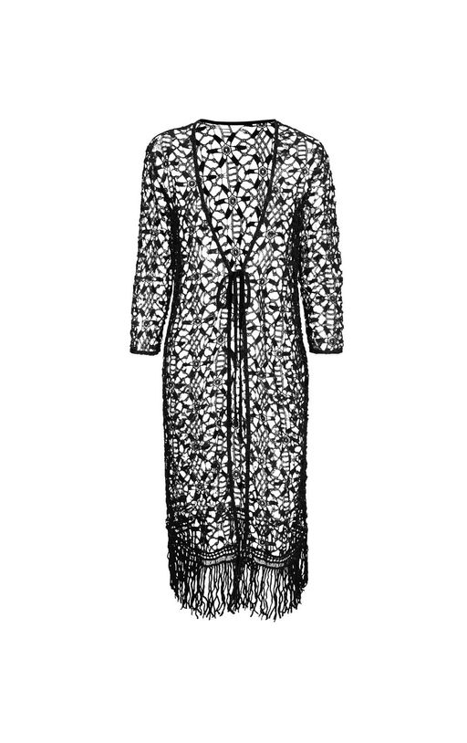 Пальто, черное - Linea tesini фото 2