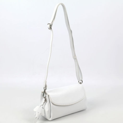 Женская кожаная сумка бочонок через плечо 0025-3 - Cidirro фото 2