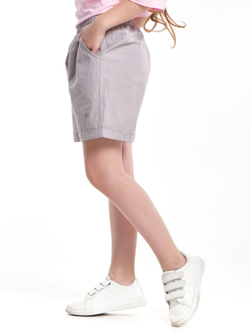 Шорты для девочки UD 7896 серый - Mini maxi фото 4