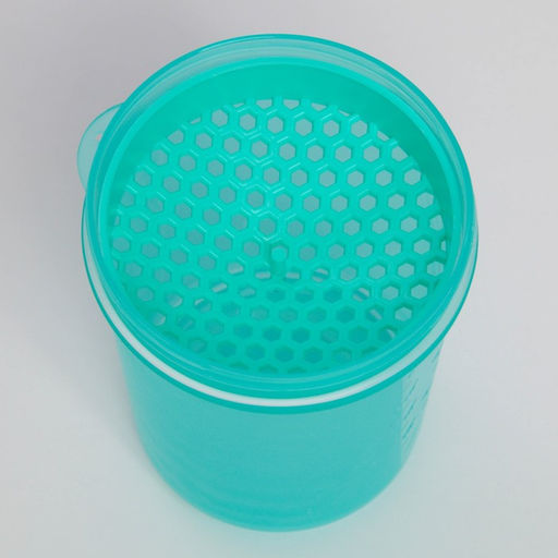 Шейкер спортивный с чашей под протеин, фиолетово-голубой, 500 мл - Simaland фото 4