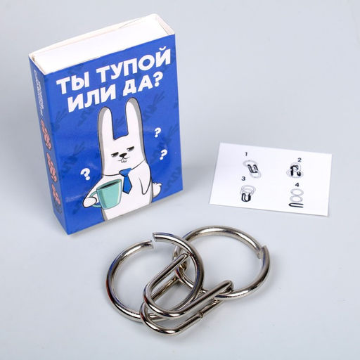 Цена за 12 шт. Головоломка металлическая «Раскачай логику», МИКС, в шоубоксе