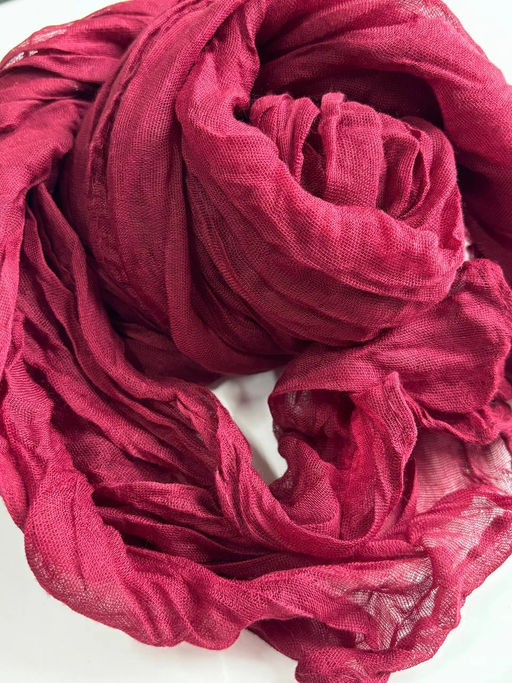 Палантин 180*85см однотонный 33-0001 бордовый