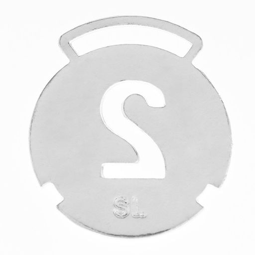 Цена за 2 шт. Медаль призовая «2 место» серебро, d=3.5 см, без ленты